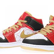 Air Jordan 1 Mid XQ White Black Sport Red - DV0576-176 - 2
