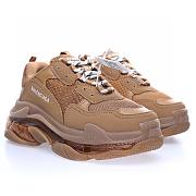 Balenciaga Triple S Brown Clear Sole (W) 544351 W2GA1 2706 - 3
