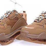 Balenciaga Triple S Brown Clear Sole (W) 544351 W2GA1 2706 - 6