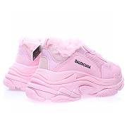 Balenciaga Triple S Fake Fur Pink (W) 668562W3CQ55000 - 3