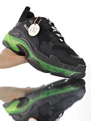 BALENCIAGA TRIPLE S BLACK GREEN  - 6