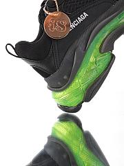 BALENCIAGA TRIPLE S BLACK GREEN  - 5