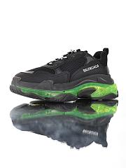 BALENCIAGA TRIPLE S BLACK GREEN  - 4
