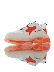 BALENCIAGA TRIPLE S WHITE RED  - 1