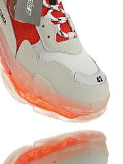 BALENCIAGA TRIPLE S WHITE RED  - 5