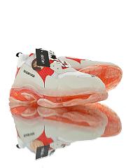 BALENCIAGA TRIPLE S WHITE RED  - 4