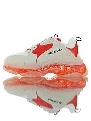 BALENCIAGA TRIPLE S WHITE RED  - 2