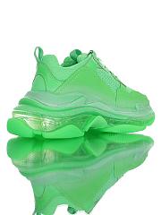 BALENCIAGA TRIPLE S LIGHT NEON GREEN CLEAR SOLE - 6
