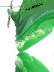 BALENCIAGA TRIPLE S LIGHT NEON GREEN CLEAR SOLE - 3
