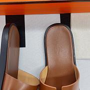 Hermes Leather Slide - 2