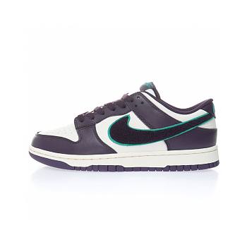 Nike Dunk Low Chenille Swoosh Grand Purple DQ7683-100
