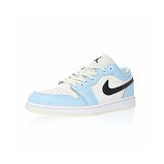 Air Jordan 1 Low Ice Blue Black (GS) - 554723-401 - 4