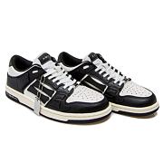 AMIRI Skel Top Low Black White - 4