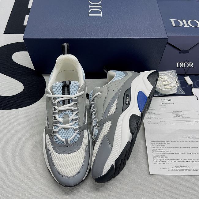 Dior B22 LowTop Grey Blue - 1