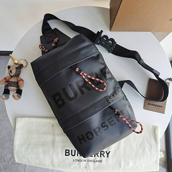 Burberry Horseferry Print Coated Canvas Backpack