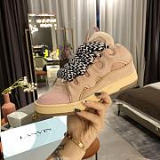 Lanvin Curb Panelled Lace-Up Sneakers - 2