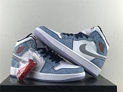 Air Jordan 1 Mid French Blue Fire Red DN3706-401 - 3