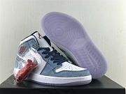 Air Jordan 1 Mid French Blue Fire Red DN3706-401 - 2