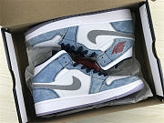 Air Jordan 1 Mid French Blue Fire Red DN3706-401 - 5