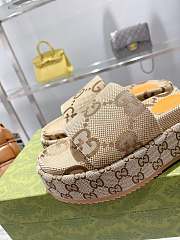 Gucci women's platform slide sandal 623212 UKO00 2580 - 5