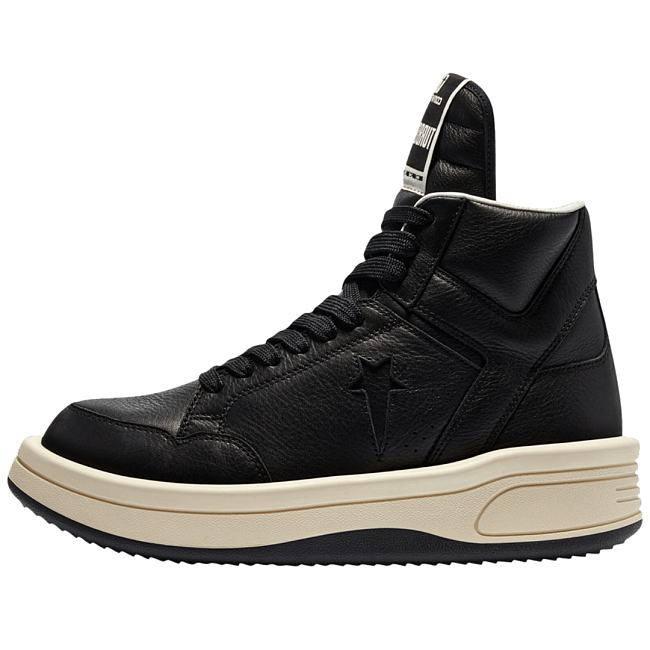 Converse TURBOWPN Hi Rick Owens DRKSHDW Black 172342C - 1