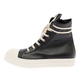 RICK OWENS SS22 FOGACHINE SNEAKERS IN FULL GRAIN CALF
