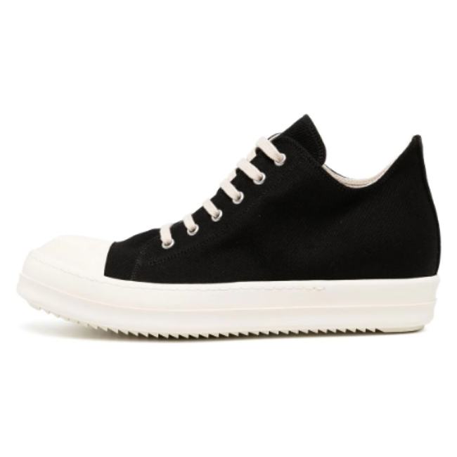 RICK OWENS FW21 GETHSEMANE LOW SNEAKS IN DOE SKIN - 1