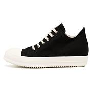 RICK OWENS FW21 GETHSEMANE LOW SNEAKS IN DOE SKIN - 1