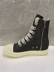 Rick Owens Phlegethon High Dark Jeans Milk - 5