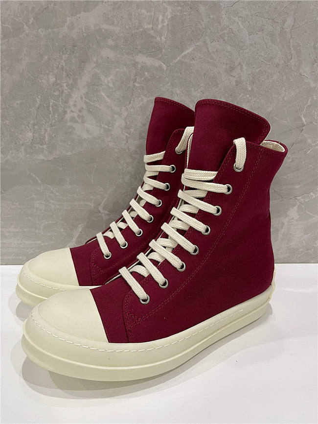 Rick Owens Phlegethon High Dark Red Milk - 1
