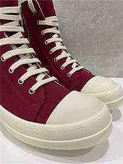 Rick Owens Phlegethon High Dark Red Milk - 3