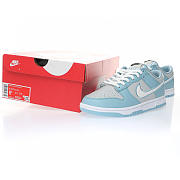 Nike Dunk Low Retro Fleece Swoosh Worn Blue FB1871-011 - 4