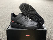 Nike Air Force 1 Low Supreme Black CU9225-001 - 6