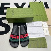 Men's Interlocking G slide sandal 655265 JFA00 8815 - 2