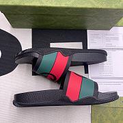 Men's Interlocking G slide sandal 655265 JFA00 8815 - 3