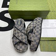 Men's GG slide stripe sandal 692951 2HK60 4061 - 1