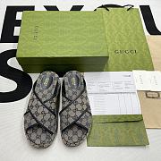 Men's GG slide stripe sandal 692951 2HK60 4061 - 4