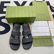 Gucci Slide Black Sandal  - 2
