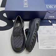 Dior Oblique Black Loafers 3LO103ZCD-H961 - 1