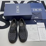 Dior Oblique Black Loafers 3LO103ZCD-H961 - 3