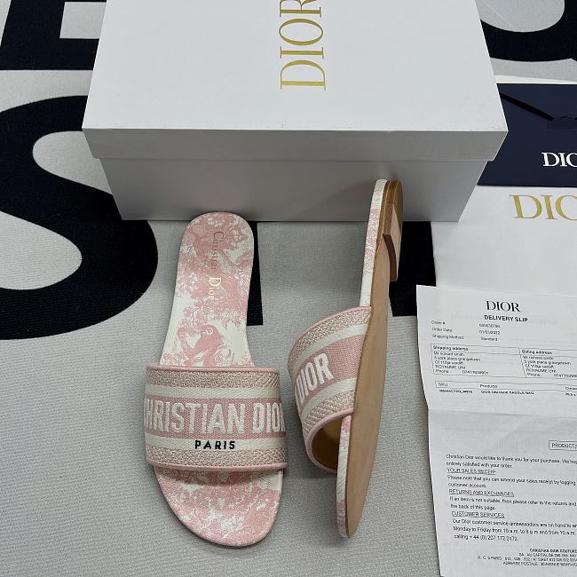 Dior-Sliders Pink  - 1