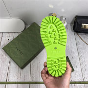 Gucci Men's platform green slip on sandal  ‎655517 JFB00 1000 - 2