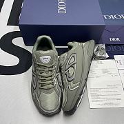 B30 SNEAKER Olive Mesh and Technical Fabric 3SN279ZRD_H680 - 1
