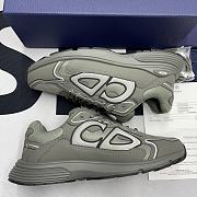 B30 SNEAKER Olive Mesh and Technical Fabric 3SN279ZRD_H680 - 2