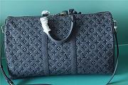 LV Taurillon Keepall Bandouliere 50 Size 50x29x23 cm - 5
