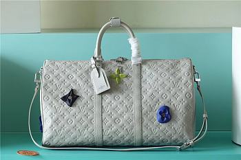 	 LV Virgil Abloh shopping bag white