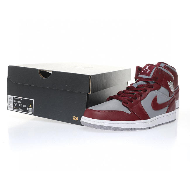 Air Jordan 1 Mid Team Red DQ8426-615 - 1