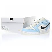 Air Jordan 1 Low Ice Blue Black (GS) - 554723-401 - 1