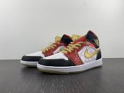 Air Jordan 1 Mid XQ White Black Sport Red - DV0576-176 - 1