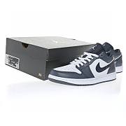 Air Jordan 1 Low White Navy Blue 553558-414 - 1